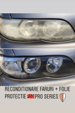 Polis - recondiționare faruri -Atelier detailing acreditat